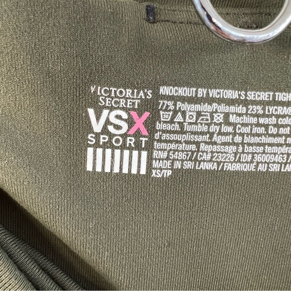 Victoria’s Secret Sport Green Knockout Leggings Size XS - Picture 6 of 8